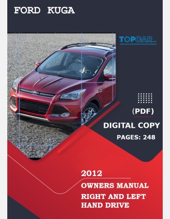 ford kuga 2012 owners manual
